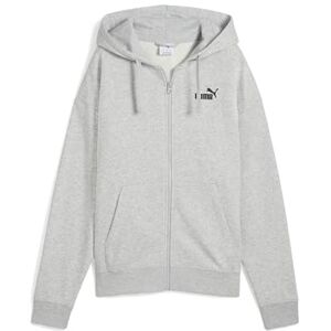 PUMA ESS Small No. 1 Logo Comfort huvtröja med hel dragkedja TR ljusgrå ljung PUMA ESS Small No. 1 Logo Comfort huvtröja med hel dragkedja TR ljusgrå ljung