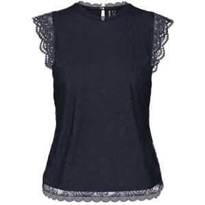 PIECES Ärmlös topp PCOLLINE Lace, Sky Captain, L PIECES Ärmlös topp PCOLLINE Lace, Sky Captain, L