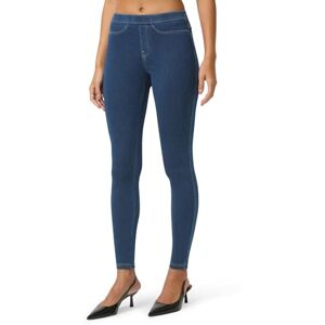 No Nonsense klassiska denim leggings för kvinnor med riktiga bakfickor, elastiska, stretchiga och trendiga jeansbyxor med hög midja, Medium tvätt denim, M No Nonsense klassiska denim leggings för kvinnor med riktiga bakfickor, elastiska, stretchiga och trendiga jeansbyxor med hög midja, Medium tvätt denim, M