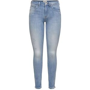 ONLY Dam Kendell normal ankel dragkedja smal passform jeans, Ljusblå denim, 26W x 32L ONLY Dam Kendell normal ankel dragkedja smal passform jeans, Ljusblå denim, 26W x 32L