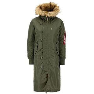 Alpha Industries Long Fishtail Wmn Vinterjacka för damer Sage-Green Alpha Industries Long Fishtail Wmn Vinterjacka för damer Sage-Green