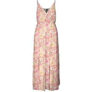 VERO MODA dam Vmsmilla Singlet Wrap Ankle Dress WVN Ga sommarklänning, Beige, M VERO MODA dam Vmsmilla Singlet Wrap Ankle Dress WVN Ga sommarklänning, Beige, M