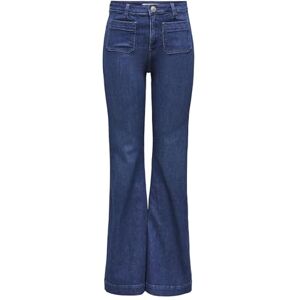 ONLY Onlmadison Hw Pocket FL DNM Gen533 Noos, Mörkblå denim, 32W / 32L ONLY Onlmadison Hw Pocket FL DNM Gen533 Noos, Mörkblå denim, 32W / 32L