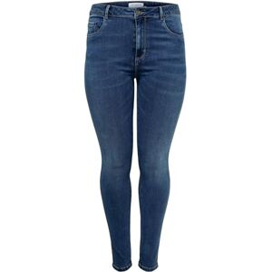 ONLY CARMAKOMA Women Skinny Jeans Plus Big Size Curvy High Waist Denim Stretch Pants Trousers, Color:Blue, Size:44W / 30L ONLY CARMAKOMA Women Skinny Jeans Plus Big Size Curvy High Waist Denim Stretch Pants Trousers, Color:Blue, Size:44W / 30L