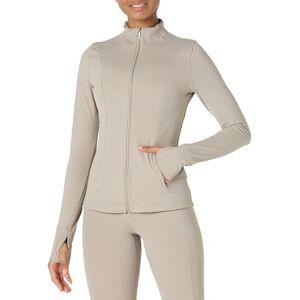 Amazon Essentials Active FormFlex Buttery Soft Slim Fit Jacka med dragkedja för kvinnor, Mullvadsbrunt, XXL Amazon Essentials Active FormFlex Buttery Soft Slim Fit Jacka med dragkedja för kvinnor, Mullvadsbrunt, XXL