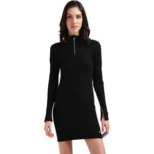 Calvin jeans dam VARIEGTAED Rib halv dragkedja LS klänning bodycon klänning, Ck svart, XL, Ck svart, XL Calvin jeans dam VARIEGTAED Rib halv dragkedja LS klänning bodycon klänning, Ck svart, XL, Ck svart, XL