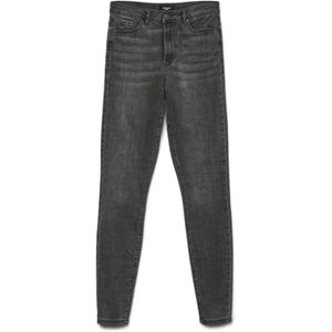 VERO MODA Kvinnlig skinny fit jeans VMSOPHIA hög midja, Mörkgrå denim, S VERO MODA Kvinnlig skinny fit jeans VMSOPHIA hög midja, Mörkgrå denim, S