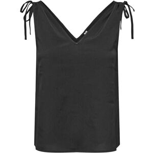 ONLY Onlnova Life Elite S/L Ruching Top Solid, svart, M ONLY Onlnova Life Elite S/L Ruching Top Solid, svart, M