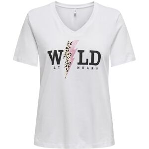 ONLY Onlhenny Life Reg S/S V-hals toppbox JRS, Ljus vit, XS ONLY Onlhenny Life Reg S/S V-hals toppbox JRS, Ljus vit, XS