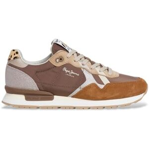 Pepe Jeans dam BRIT Glitter W sneak, brun (kamel beige), 6 UK, Brun kamel beige, 6 UK Pepe Jeans dam BRIT Glitter W sneak, brun (kamel beige), 6 UK, Brun kamel beige, 6 UK