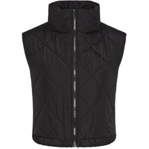 PIECES Pcnippa Quilted Short Vest Bc, svart, M PIECES Pcnippa Quilted Short Vest Bc, svart, M
