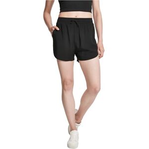 Urban Classics Dam viskos resort korta byxor casual shorts, svart, M Urban Classics Dam viskos resort korta byxor casual shorts, svart, M