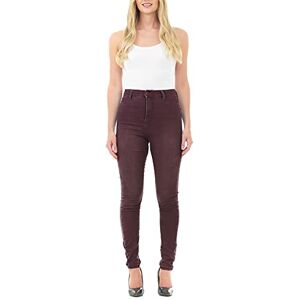 M17 Kvinnor damer High Waist-jeans Skinny Fit casual bomullsbyxor byxor med fickor, Bär, 36 SE M17 Kvinnor damer High Waist-jeans Skinny Fit casual bomullsbyxor byxor med fickor, Bär, 36 SE