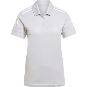 adidas dam Squadra25 Cotton Polo Shirt, team light grey/white, S adidas dam Squadra25 Cotton Polo Shirt, team light grey/white, S