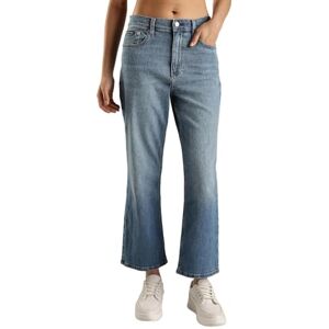 Calvin Klein High Rise Ankle Bootcut Jeans, Vintage Blå, 32 W x 27 L Dam Calvin Klein High Rise Ankle Bootcut Jeans, Vintage Blå, 32 W x 27 L Dam