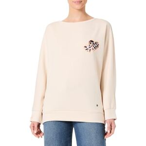 KEY LARGO Sweatshirt för kvinnor WSW leopard rund, Beige (1004), XL KEY LARGO Sweatshirt för kvinnor WSW leopard rund, Beige (1004), XL