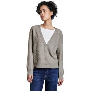 Street One cardigan med struktur, Breezy Beige Mel., 36 Street One cardigan med struktur, Breezy Beige Mel., 36