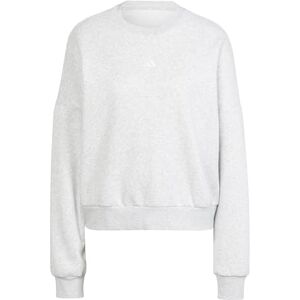adidas Kobiety ESSENTIALS SMALL LOGO FEEL COZY RELAXED FIT SWEATSHIRT, light grey heather/white, M adidas Kobiety ESSENTIALS SMALL LOGO FEEL COZY RELAXED FIT SWEATSHIRT, light grey heather/white, M