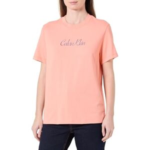 Calvin jeans dam SS 20-tal klassisk logotyp TEE LV047C854G grafiska t-shirts, orange (puderorange), L, Orange (Powder Orange), L Calvin jeans dam SS 20-tal klassisk logotyp TEE LV047C854G grafiska t-shirts, orange (puderorange), L, Orange (Powder Orange), L
