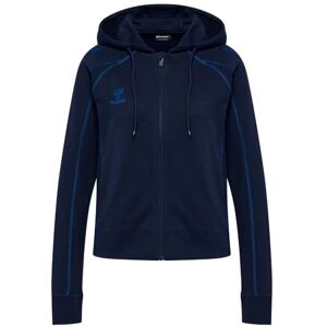 hummel hmlMOVE 2.0 huvtröja med dragkedja för kvinnor, marinblå, M hummel hmlMOVE 2.0 huvtröja med dragkedja för kvinnor, marinblå, M