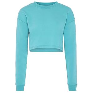 Mymo Athlsr dam långärmad tröja av 100% polyester med rund hals turkos storlek XS, Turkos, XS Mymo Athlsr dam långärmad tröja av 100% polyester med rund hals turkos storlek XS, Turkos, XS