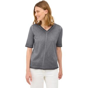 Cecil V-ringad damtröja med färggradient, Volcanic Grey, S Cecil V-ringad damtröja med färggradient, Volcanic Grey, S