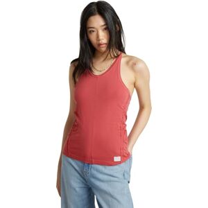 G-STAR RAW Gathered Slim Tank Top wmn, Rosa (rosa bläck D24652-4107-c618), XS G-STAR RAW Gathered Slim Tank Top wmn, Rosa (rosa bläck D24652-4107-c618), XS