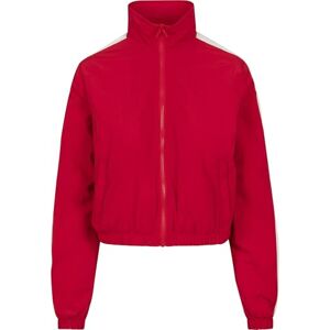 Urban Classics lätt träningsjacka för damer kort sida randig crinkle Track Jacket Urban Classics lätt träningsjacka för damer kort sida randig crinkle Track Jacket