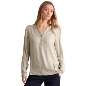 Cecil Melange-Look blus, Desert beige melerad, XXL Cecil Melange-Look blus, Desert beige melerad, XXL