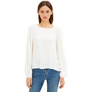 TOM TAILOR Denim Damer Blus 1034270, 10348 Gardenia White, M TOM TAILOR Denim Damer Blus 1034270, 10348 Gardenia White, M