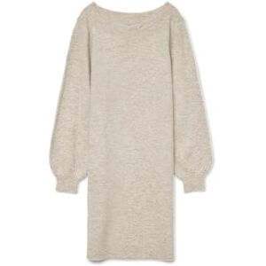 VERO MODA Stickad klänning för kvinnor, kort klänning, Grå/björk, L VERO MODA Stickad klänning för kvinnor, kort klänning, Grå/björk, L