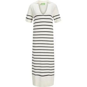JJXX JACK&JONES JXLAYLA Comfy SS Polo Dress stickad, VaniljIce/ränder:/svart, M JJXX JACK&JONES JXLAYLA Comfy SS Polo Dress stickad, VaniljIce/ränder:/svart, M