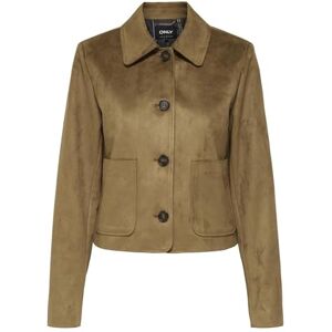 ONLY Onltulip Life Faux mocka jacka OTW, konjak, x_l, konjak, x_l ONLY Onltulip Life Faux mocka jacka OTW, konjak, x_l, konjak, x_l