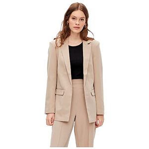 PIECES Damer Pcbozzy Ls Loose Noos Bc Blazer, Silver Mink, XXL PIECES Damer Pcbozzy Ls Loose Noos Bc Blazer, Silver Mink, XXL