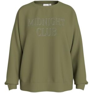 Vila dam Vireflect Club L/S Sweat Top/Lc, Kapulet oliv, M Vila dam Vireflect Club L/S Sweat Top/Lc, Kapulet oliv, M