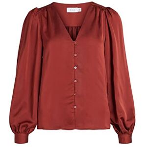 Vila Mångsidig V-hals L/S skjorta/SU-NOOS blus, fired Brick, 34, Eldtegel, 34 SE Vila Mångsidig V-hals L/S skjorta/SU-NOOS blus, fired Brick, 34, Eldtegel, 34 SE