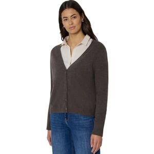 Street One mysig v-hals kofta Rustic Brown Mel. 44 Street One mysig v-hals kofta Rustic Brown Mel. 44