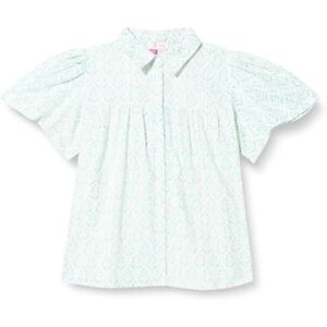 ZITHA Flickor kortärmad blus blus, Turkos, 140 ZITHA Flickor kortärmad blus blus, Turkos, 140
