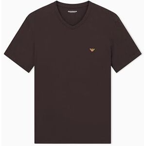 Giorgio Armani mjuk modal v-ringad t-shirt brun L anpassad passform, Brun, L Giorgio Armani mjuk modal v-ringad t-shirt brun L anpassad passform, Brun, L