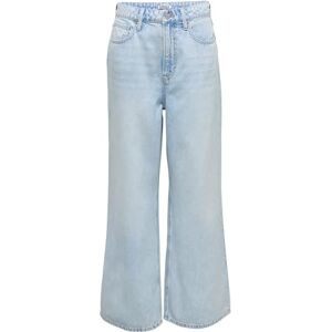 ONLY Onlsilky Soft Hw Wide DNM Pim120 Noos, Ljusblå denim, L / 30L ONLY Onlsilky Soft Hw Wide DNM Pim120 Noos, Ljusblå denim, L / 30L