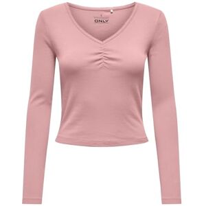 ONLY Onlbetty Life L/S Scallop V-hals Cc JRS, Rosy Touch, XL ONLY Onlbetty Life L/S Scallop V-hals Cc JRS, Rosy Touch, XL
