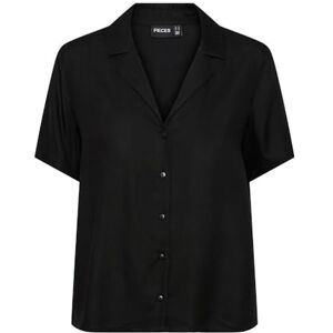 PIECES Pctala Ss skjorta Noos Bc blus, svart, XS PIECES Pctala Ss skjorta Noos Bc blus, svart, XS