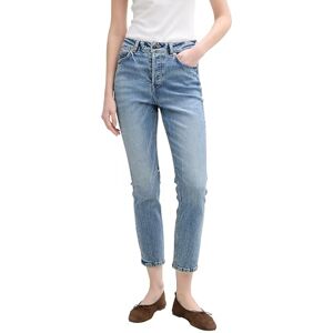 TOM TAILOR Denim dam jeans lotte smal rak passform, 10119 – Used Mid Stone Blue Denim, 32 SE TOM TAILOR Denim dam jeans lotte smal rak passform, 10119 – Used Mid Stone Blue Denim, 32 SE