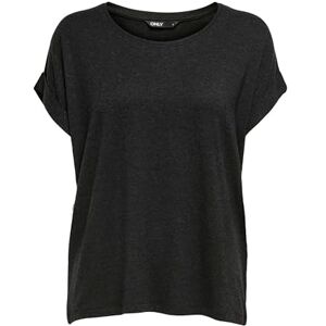 ONLY Damer Onlmoster S/S Top Noos JRS T-shirt, Mörkgrå melange, S ONLY Damer Onlmoster S/S Top Noos JRS T-shirt, Mörkgrå melange, S