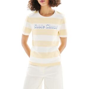 Caroll T-shirt med rund hals, Fransk vanilj, S Caroll T-shirt med rund hals, Fransk vanilj, S