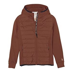 Slam Dam fleece F249 sweatshirt med huva, metall rost, L Slam Dam fleece F249 sweatshirt med huva, metall rost, L