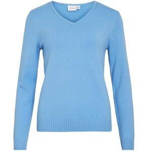 Vila Viril V-hals L/S stickad topp – Noos, All Aboard, XS Vila Viril V-hals L/S stickad topp – Noos, All Aboard, XS