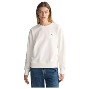 GANT Sköld för kvinnor, C-hals, sweatshirt, Äggskal, M GANT Sköld för kvinnor, C-hals, sweatshirt, Äggskal, M