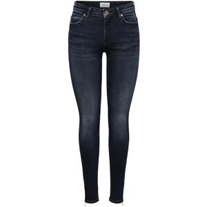 ONLY Dam skinny jeans ONLKENDELL medium midja skinny fit jeans, Mörkblå denim, 27W / 32L ONLY Dam skinny jeans ONLKENDELL medium midja skinny fit jeans, Mörkblå denim, 27W / 32L