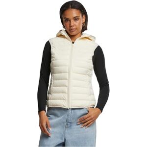 Urban Classics Ladies Ultralätt buffertväst, Vit, M Urban Classics Ladies Ultralätt buffertväst, Vit, M